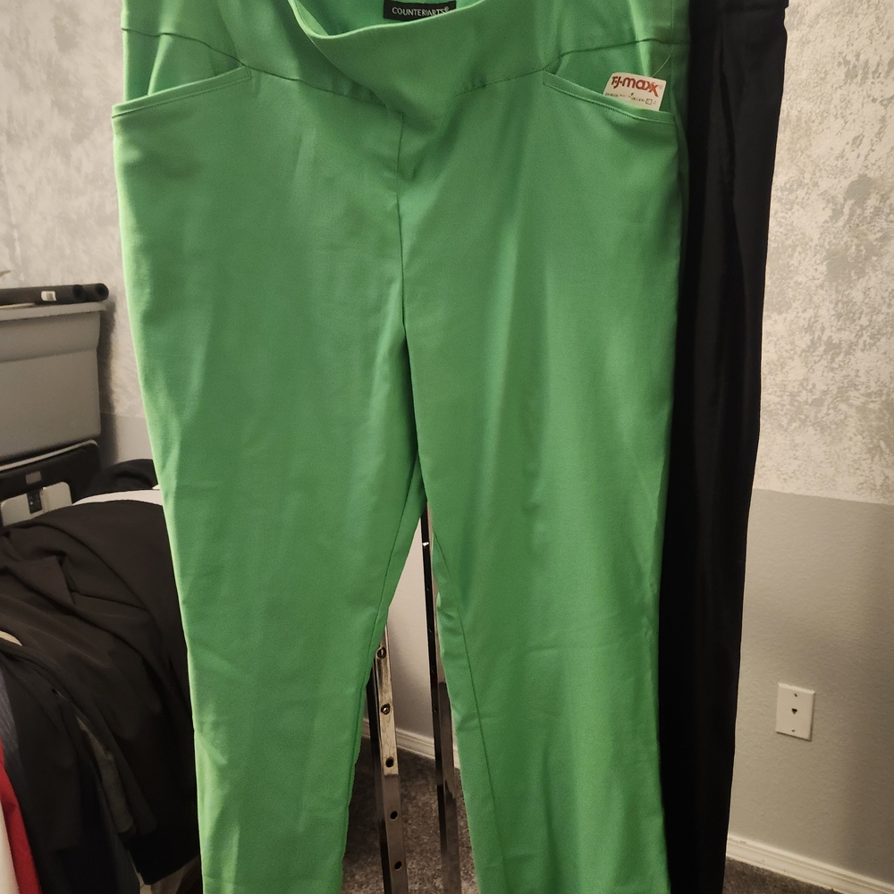 Counterparts Green Ankle Pants